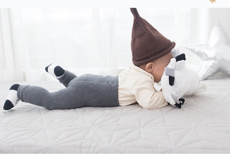0-6T Kindje Panty Kousen Lente Herfst Winter Katoenen Panty Meisjes Jongens Baby Peuter Warm Effen Kleur Panty kids SA2201