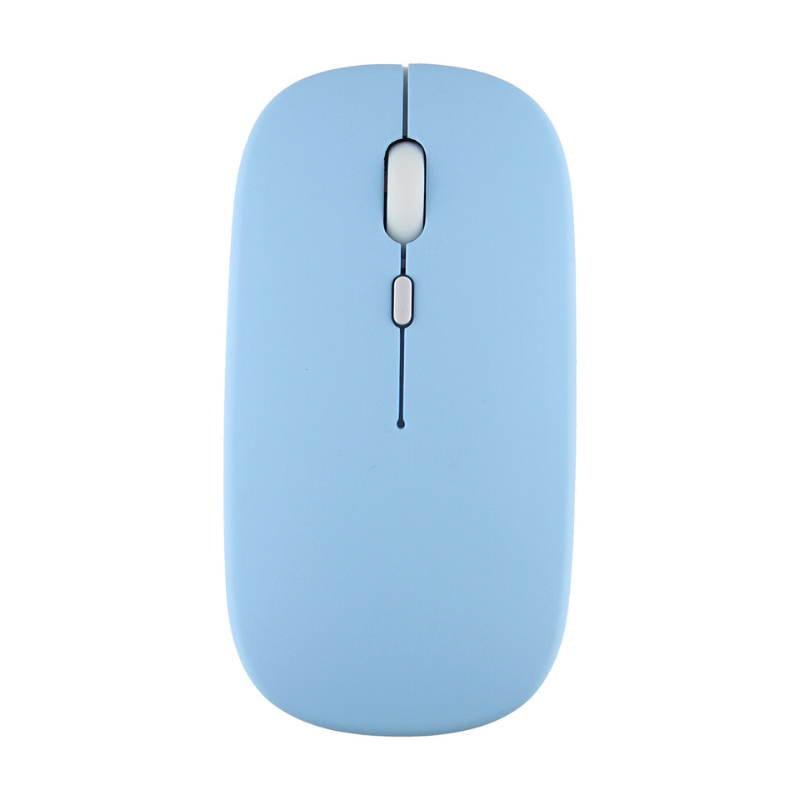 Draadloze Bluetooth-compatibele muis Draagbare ergonomische computermuizen voor laptop iPad Tablet PC Mobiele telefoon Kantoorgamingmuis: green
