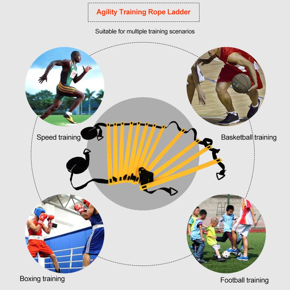 Football Soccer Training Ladders Equipment Agility Speed Ladder Rung Football Ladder Equipment Sports Fitness Equipment