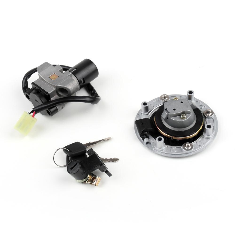 Artudatech Contactslot Lock &amp; Fuel Gas Cap Sleutel Voor Suzuki GS500 1989-2000 GSF400 Gsf 400 Bandit GK7AA 1995-2000