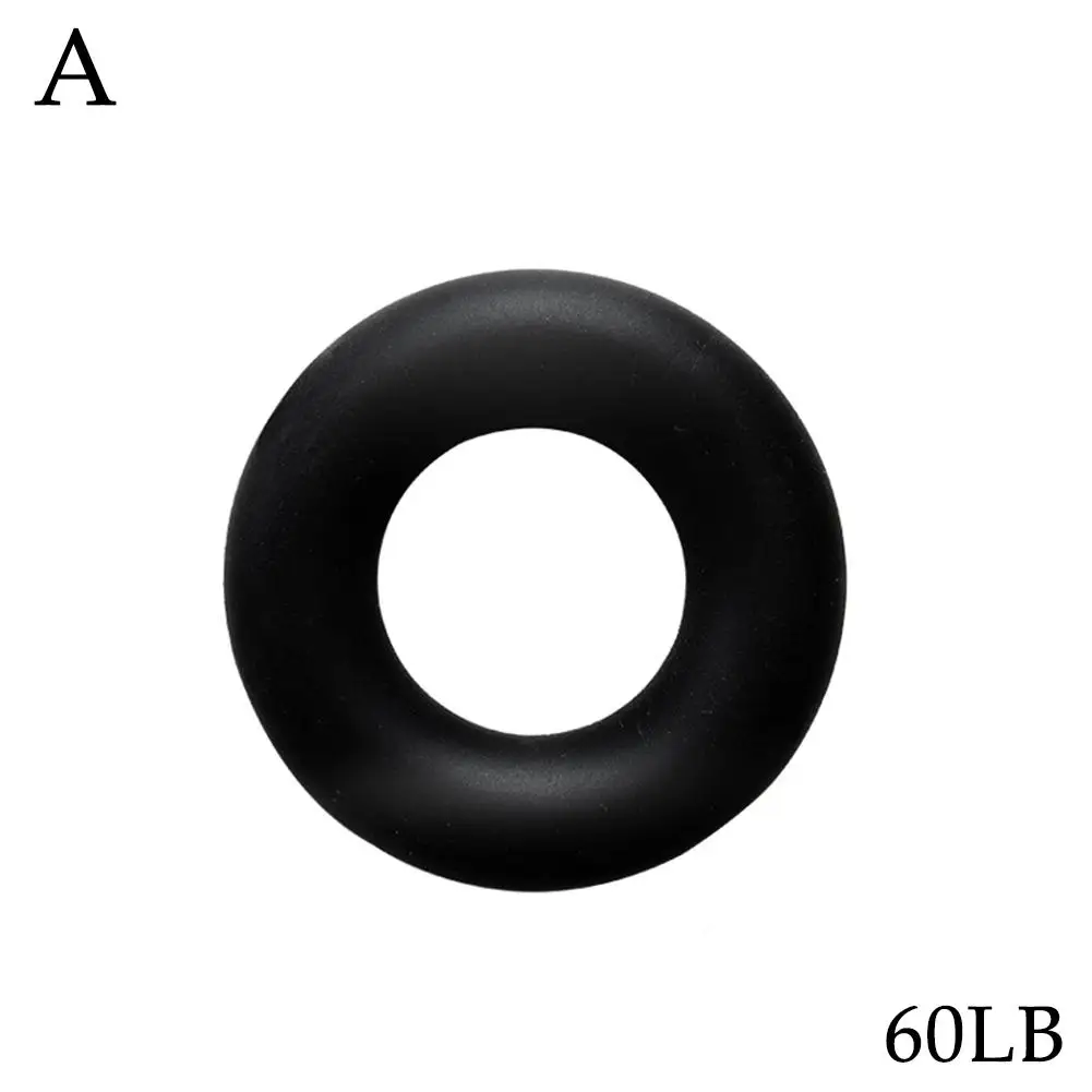 Silicone Grip Strengthener Effective Finger Strength Hand Tool Stress Equipment Training Gym Fitness Relief Exercise H J8N8: black
