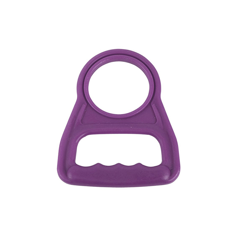 Cubo de plástico con mango para botella de agua, cubo grande grueso de elevación de agua con soporte antideslizante, 5 colores, 1 ud.: Morado