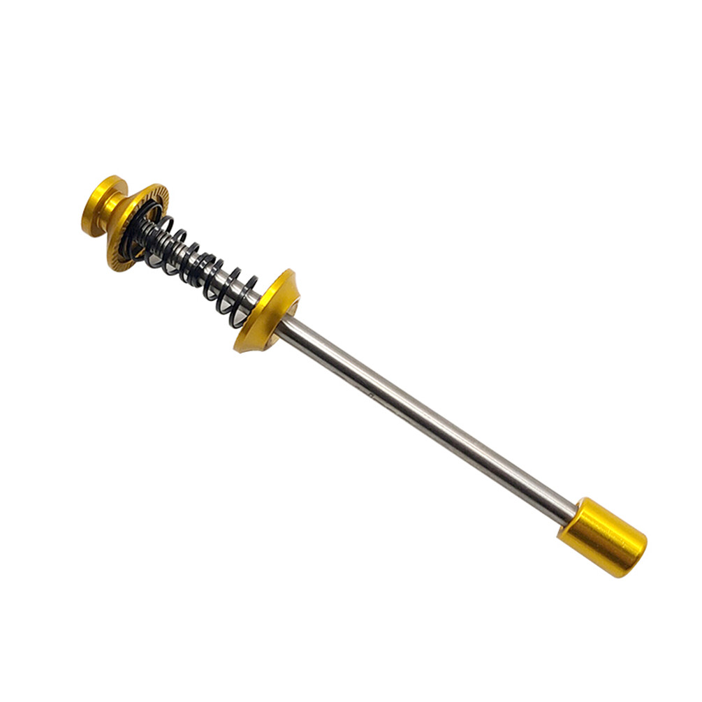 LP Litepro Bicycle Quick Release Hexagonal Lock Slow Release Mountain Road Bike Titanium Alloy Shaft QR Wheel Set Lever: Chocolate