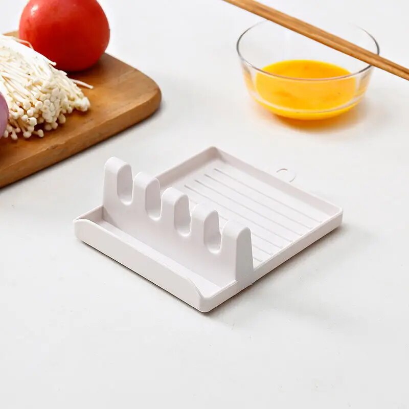 1Pc Keuken Spatel Rek Pot Deksel Rek Planken Aanrecht Schop Lepel Plank Soep Pad Zet Soep Lepel Eetstokjes Houder