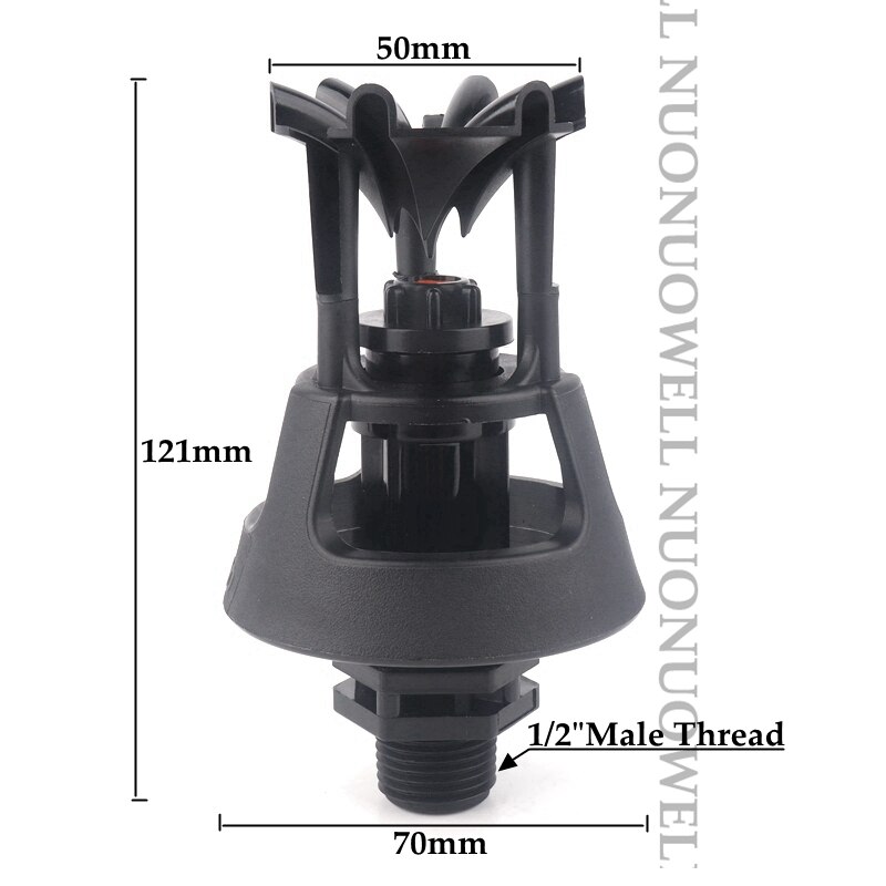 2 ~ 20 pièces durables arroseurs d'irrigation ferme verger oscillant buse rotative jardin pelouse paysage oscillant pulvérisateurs d'arrosage