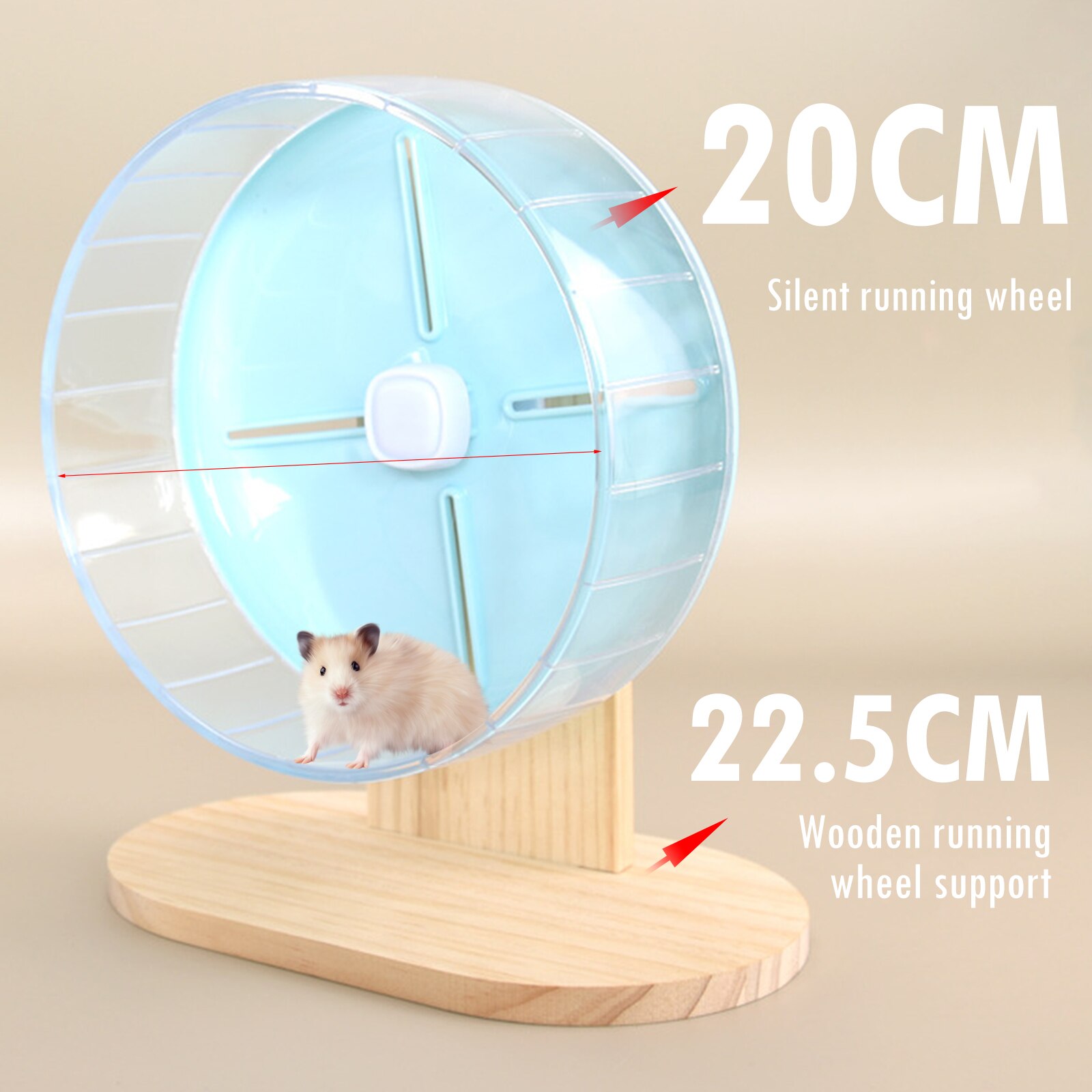 1 Set Klar Hamster Rad Transparent Hedgehog Rad Chinchilla Lauf Rad