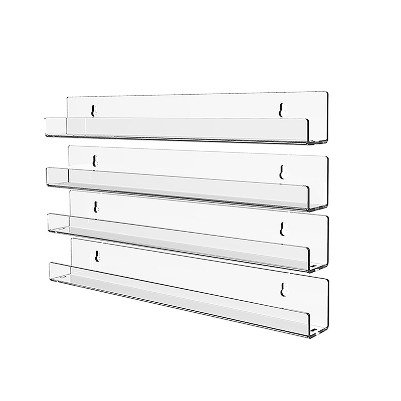 Muurhanger Acryl Nagellak Display Staat Transparant Organizer Rek Muur Gemonteerde Houders Nagellak Winkels Decoratie