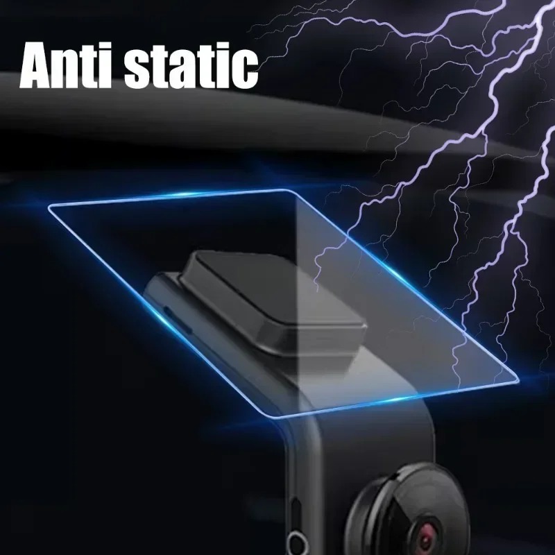 Auto Elektrostatische Aufkleber Auto transparent Nahtlose Windschutzscheibe doppelseitige Aufkleber Einfügen Film für Auto DVR Halfter Halterung Haken