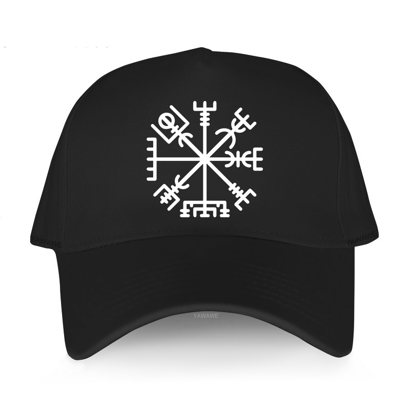 Marchio di moda Vegvisir Futhark Runes Navigator Vegvisir Viking Compass berretto da Baseball uomo donna cappelli snapback Hip-Hop regolabili