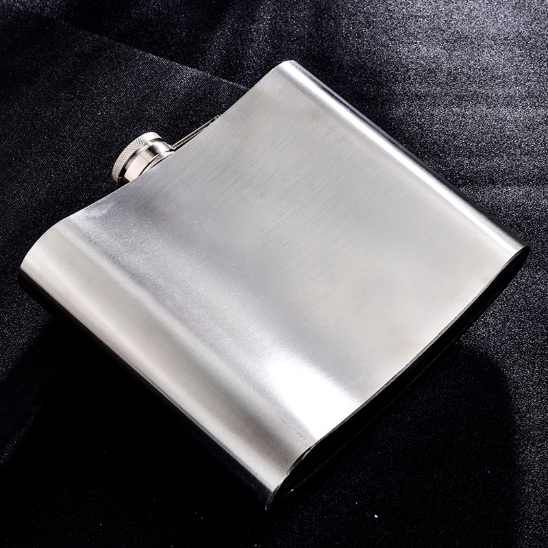 Petaca personalizada de acero inoxidable con embudo para licor Whisky vino 4 5 5 5 6 6 7 8 9 10 18 OZ al aire libre frascos de bolsillo portátil botella de Alcohol