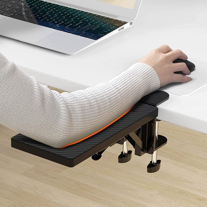 Keyboard Mouse Arm Rest Plate Hand Support Bracket for Office Computer, Laptop Foldable Desk Extender for Easy Typing