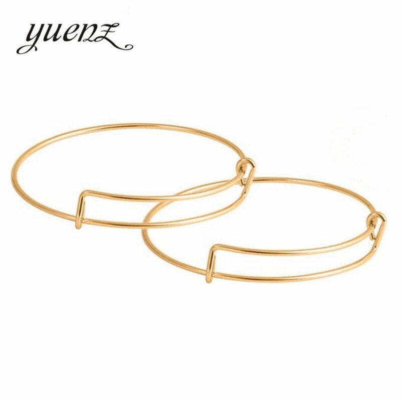 Yuenz 5Pcs Expandable Bangle Diy Sieraden Maken Blank Bangle Vrouwen Verstelbare Wire Bangle V104