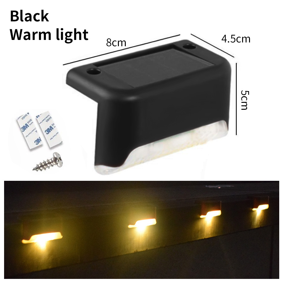 Led Solar Trap Licht Waterdichte Passage Patio Binnenplaats Vangrail Opstaplamp Voor Buiten Tuin Grenzen Terras Hek Licht: Moon Blue / 16-20W