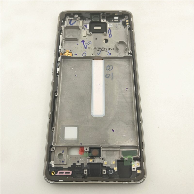 Voor Samsung Galaxy A52S A528B Mobiele Telefoon Screen Plaat Panel Lcd Bezel Voorframe Behuizing Midden Chassis Vervangende Onderdelen