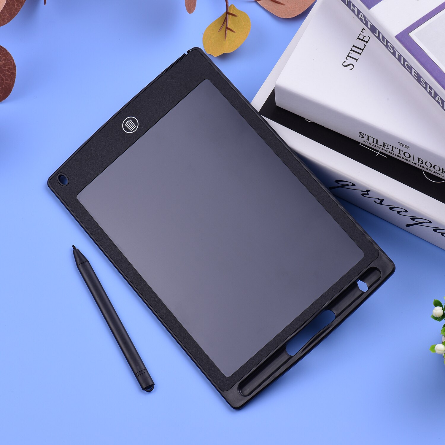 Aibecy Reusable Electronic Digital Drawing Board Graphics Handwriting Single Color Screen 8.5 Inch LCD Writing Tablet Portable