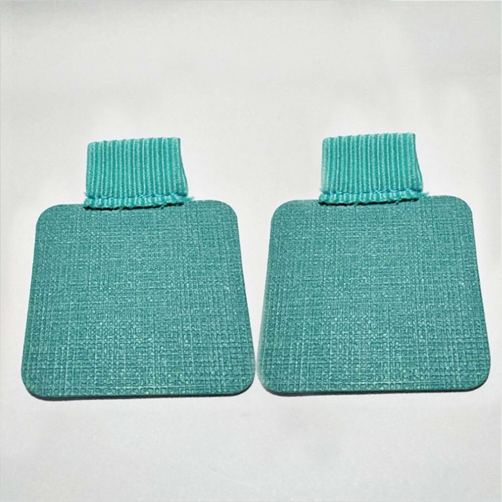 Porte-crayon en cuir PU auto-adhésif, 2 pièces, boucle élastique, pince à crayon, organisateur de papeterie pour carnet de notes, Journal planificateurs: C-2pcs mint blue