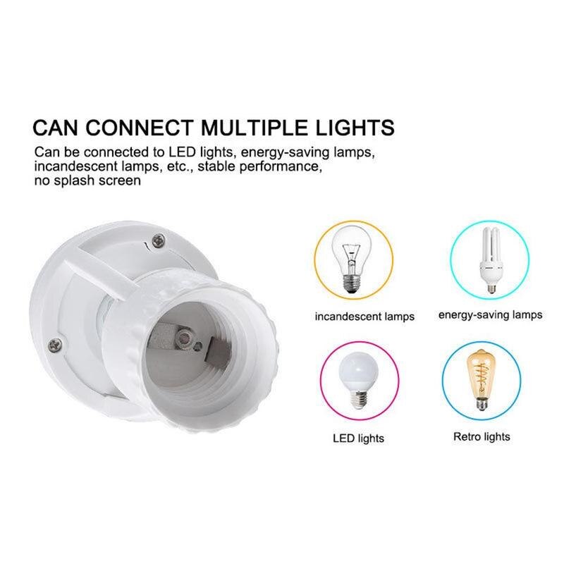 Infrared Body Sensor Lamp Holder E27 B22 Screw Sensor Holder Lamp Switch Sensor Led Lamp U5O2