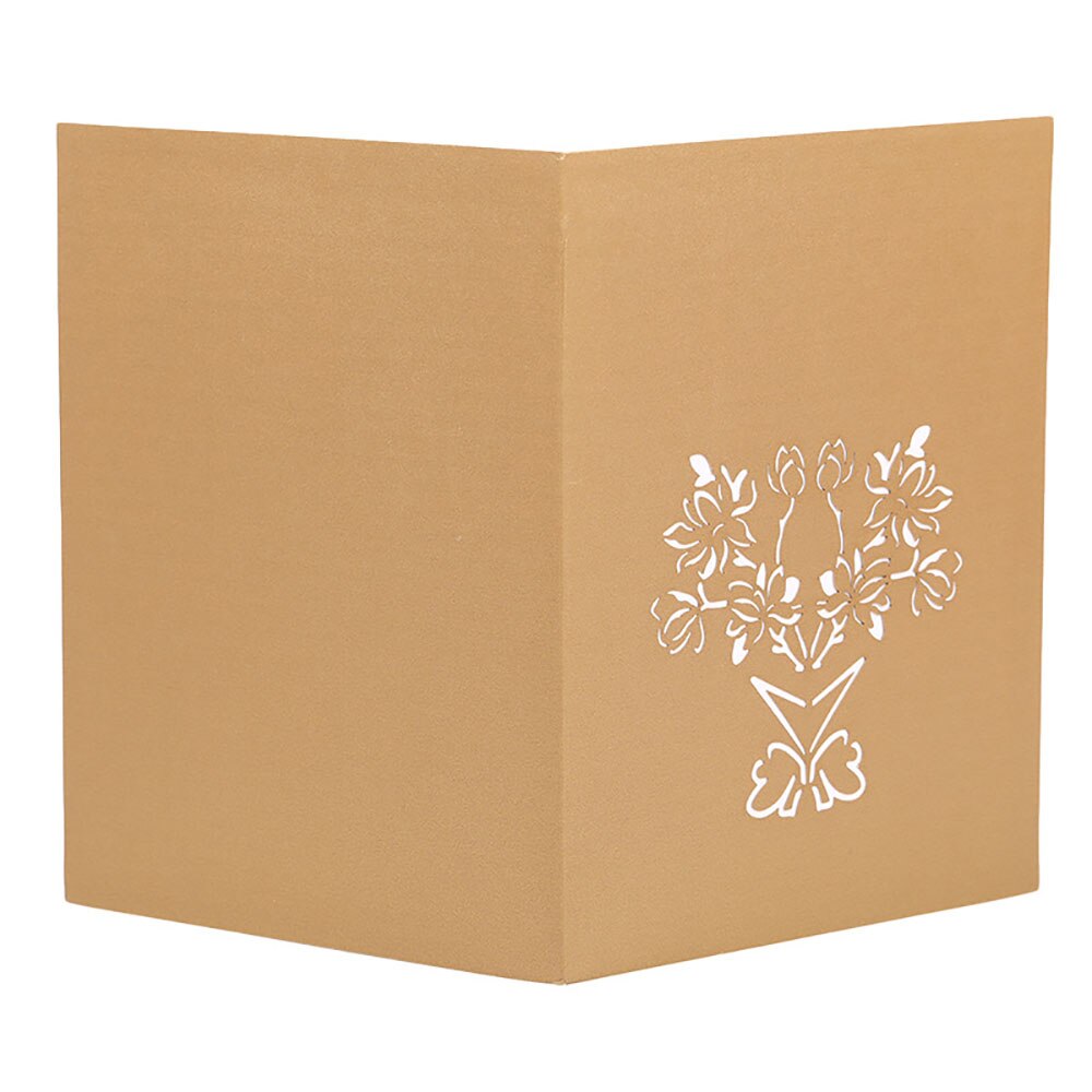 3D Pop UP Flower Invitations Cards Party Invitation Rose Mother day Greeting Card Anniversary Postcard