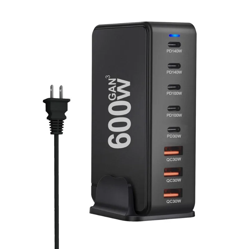 600w gan snellader met 3.0 usb-c-poorten (5c , 3apd 8 , draagbaar en geschikt voor tablets.: Ons
