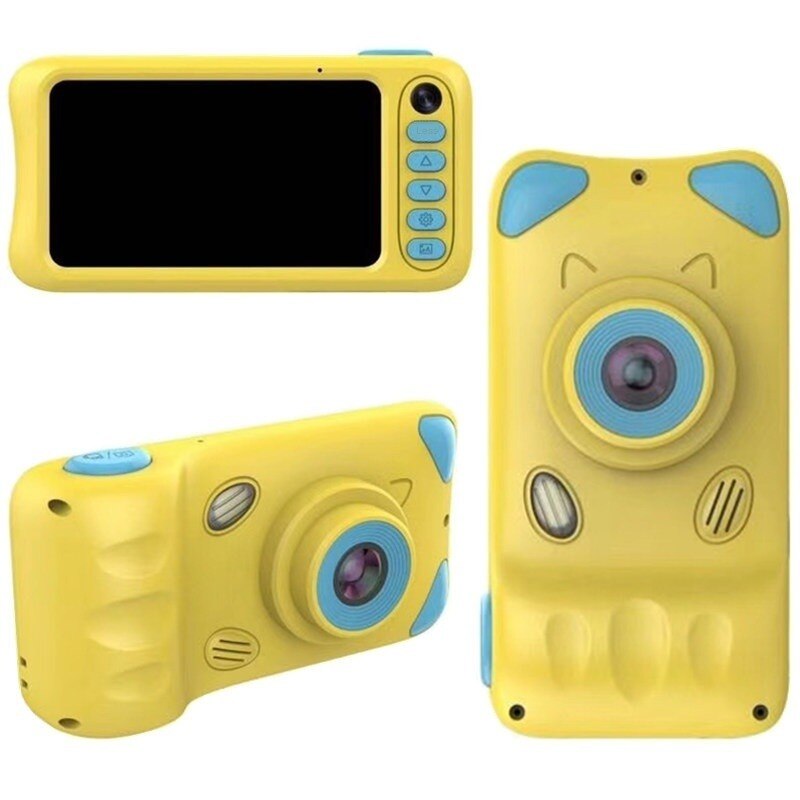 Cartoon Camera Kinderen Camera 4.39 Inch Hd Groot Scherm Student Cartoon Digitale Camera 1280*1024 Resolutie