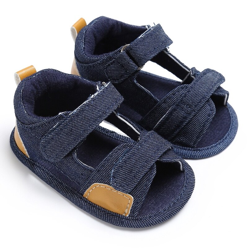 0-18M Baby Boy Girls Sandal Moccasins Shoes Casual Cotton Bottom Anti-Slip Sandal