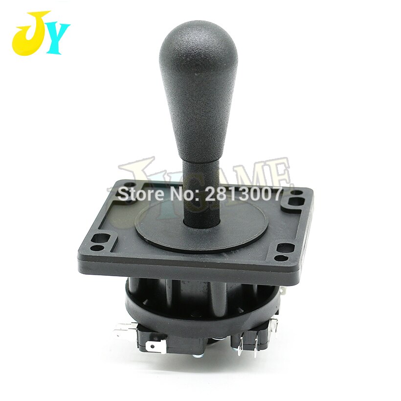 Amerykańnarty/hiszpańnarty styl drążek arkadowy 4 sposób 8 sposób HAPP styl drążek sterowy zero opóźnienia Stick trwałe Joypad Jamma automat robić gier: czarny