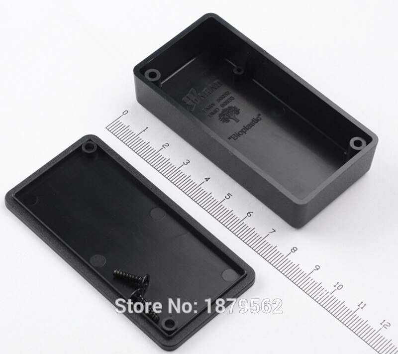 [ 2 farger] 81*41*20mm små plastbokser til elektronisk hus diy prosjekt plc kabinett koblingsboks  ip55 vanntett bryterboks