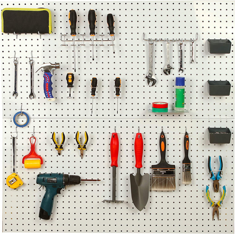 80-delige Peg Board Hook Assortiment Kit Pegboard Accessoires Set voor Pegboard Hangende Opslag