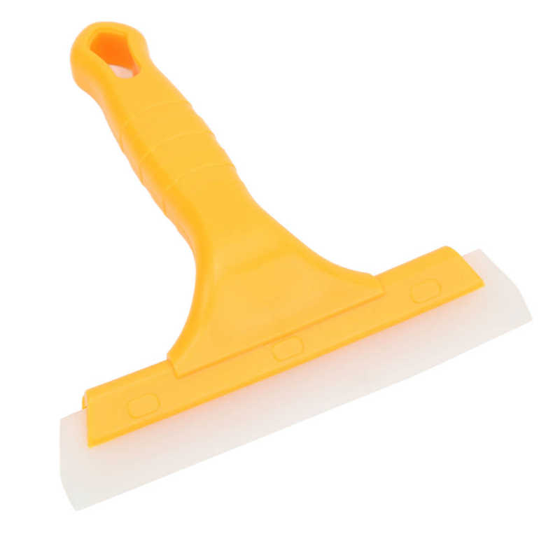 Window Squeegee Yellow Silicone Windshield Squeegee Multipurpose Soft Scratch Free Universal Small Nonslip for Bathroom for