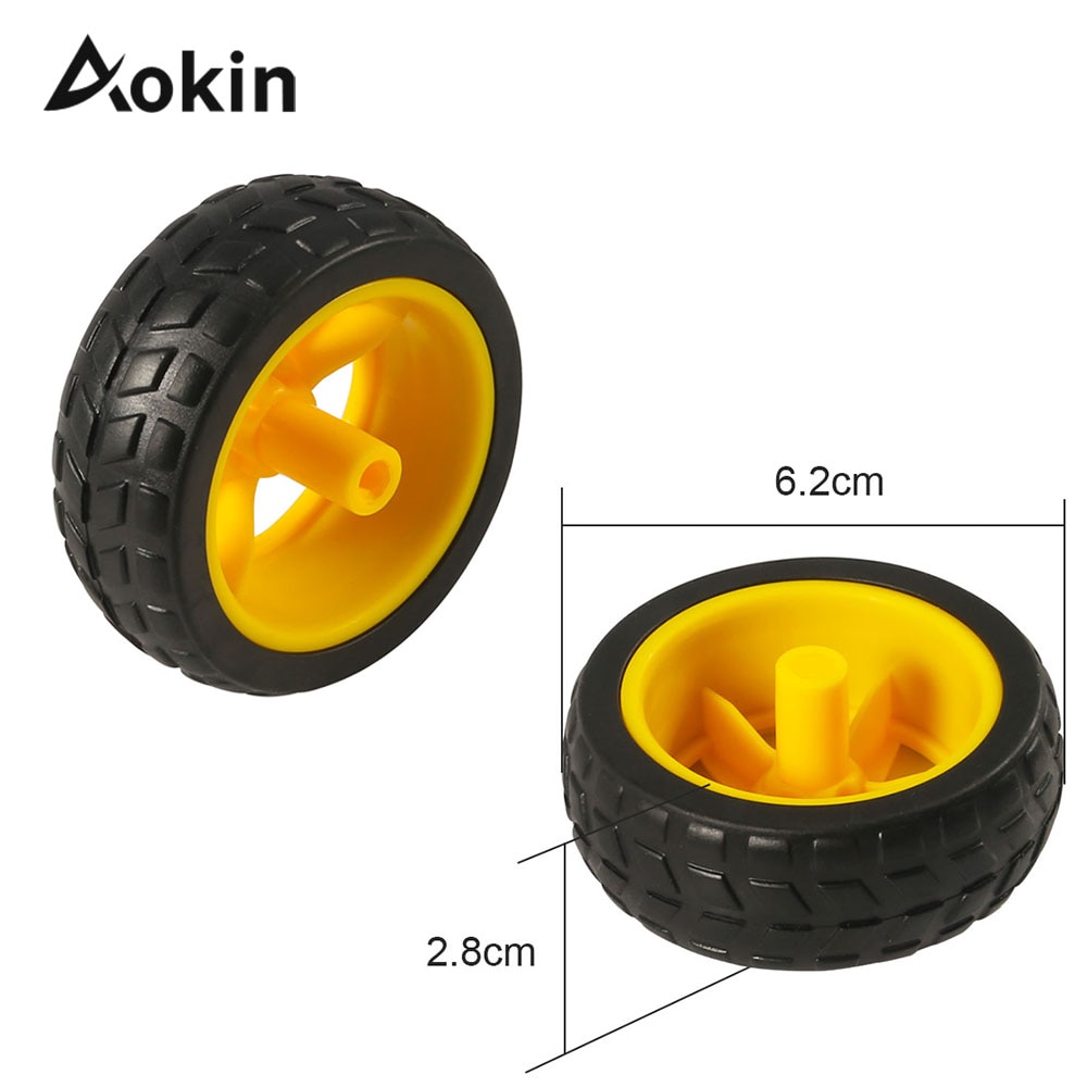 TT Motor Motor Wielen Smart Auto Chassis Robot Afstandsbediening Auto Wielen voor arduino Diy Kit