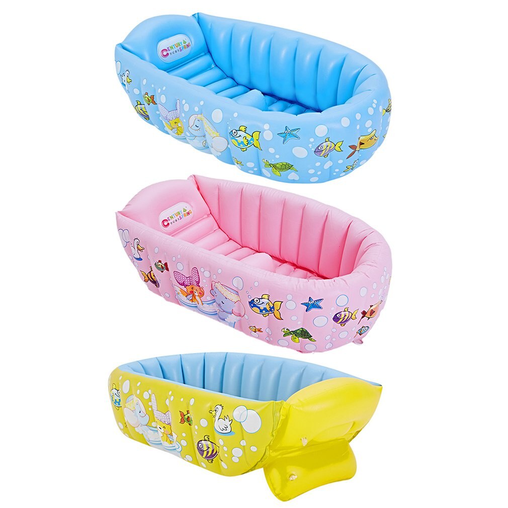 Inflatable bathtub Baby Bathtub Kid Infant Toddler Infant Newborn Inflatable Foldable Shower Pool PVC