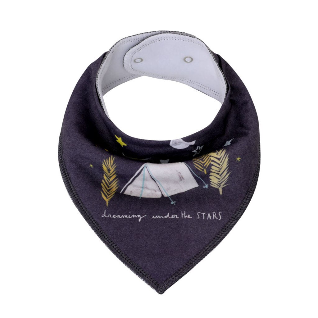 Bandana de bebé de gran Baberos triangulares para bebé de algodón de dibujos animados para recién nacidos herramientas de alimentación comer paños de eructo accesorios yl