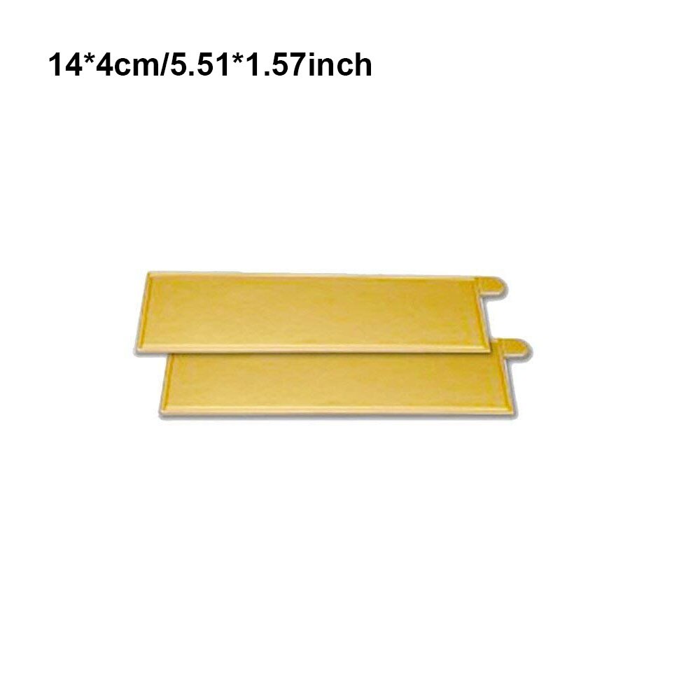 100 unidades/pacote bolo de papelão mini bolo placas cupcake sobremesa bandeja multi forma papel dourado base bolo pastelaria kit decorativo festa: E