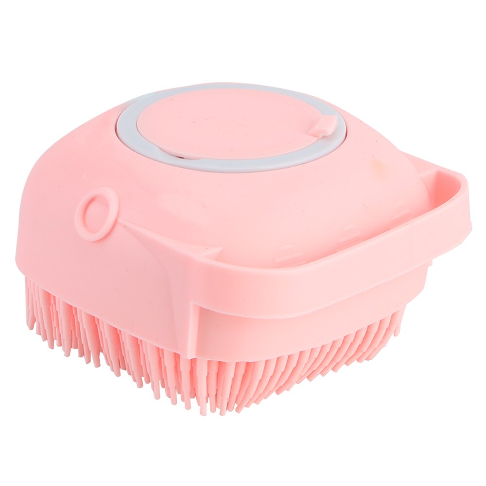 Lot De 2 Brosses De Bain Pour Chien/Chat – Silicone Doux, Distributeur De Shampoing – Massage Et Nettoyage