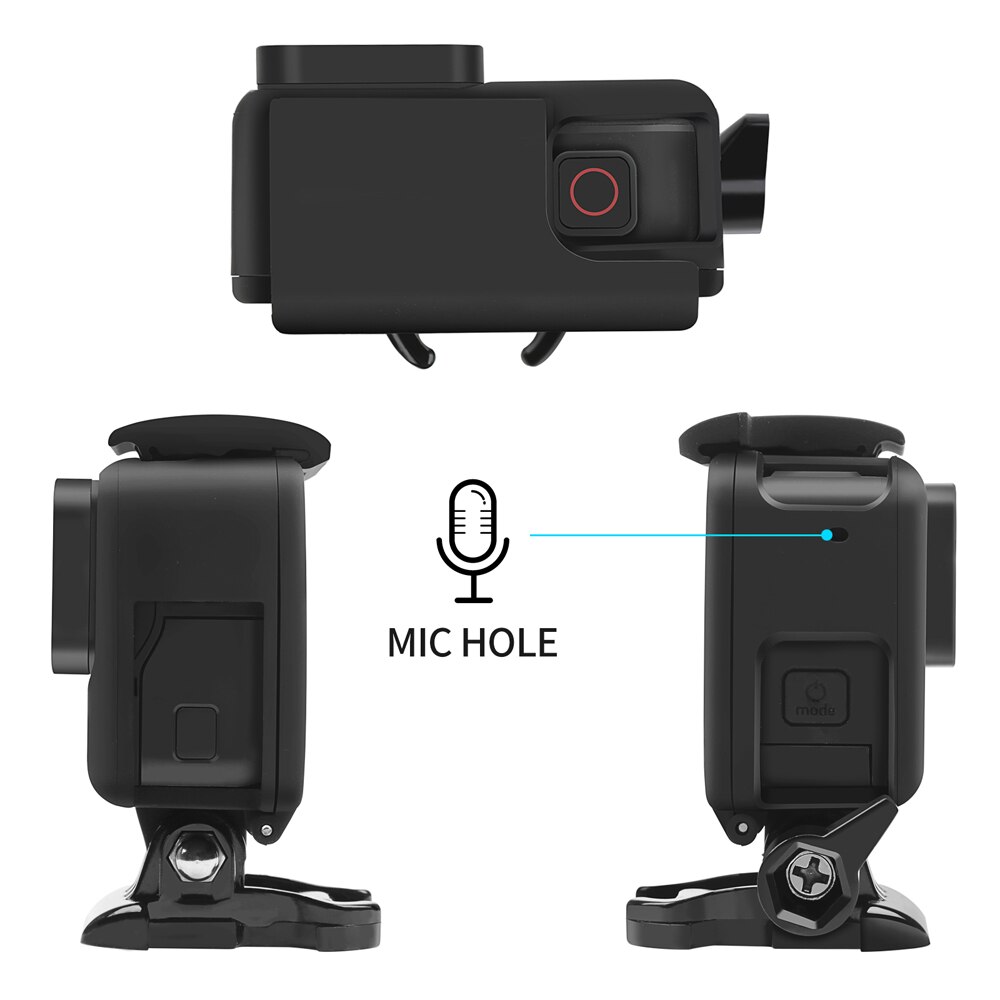 Schieten Beschermende Frame Case Mount Voor Gopro Hero 7 6 5 Zwart Camera Beschermende Border Voor Go Pro 6 5 actie Camera Accessoire