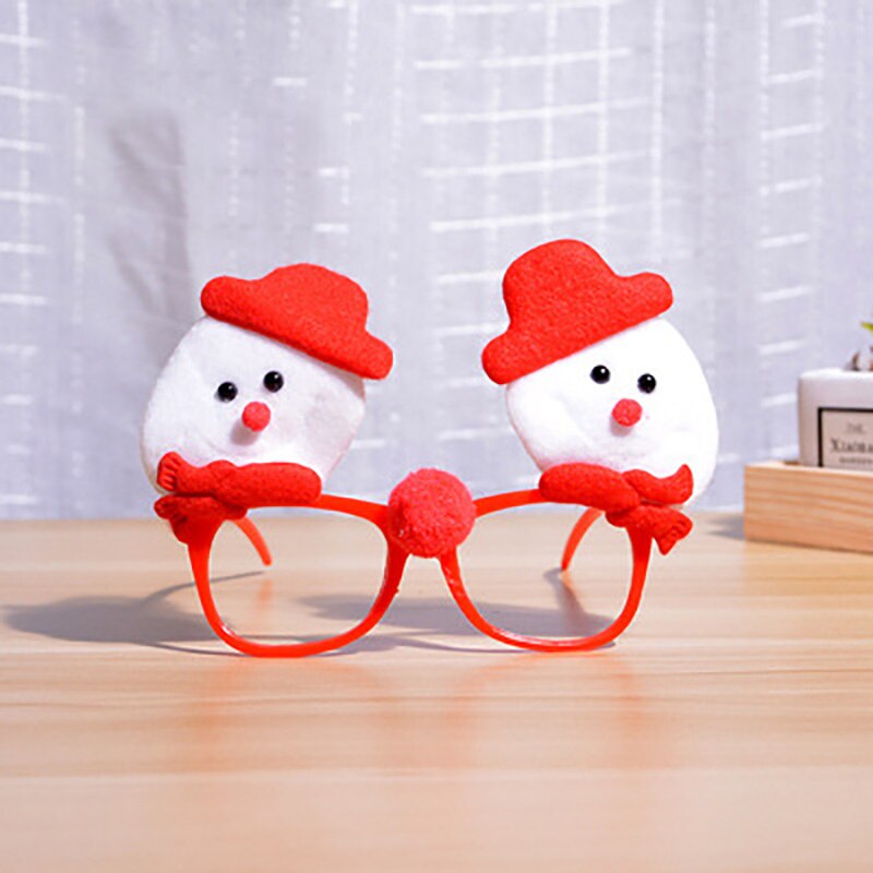 Weihnachtsbrillen, weihnachtsmann, schneemann, schneeflocken, baum, elch, papierbrillen, Party-foto-requisiten, weihnachtsdekoration für zuhause: 1