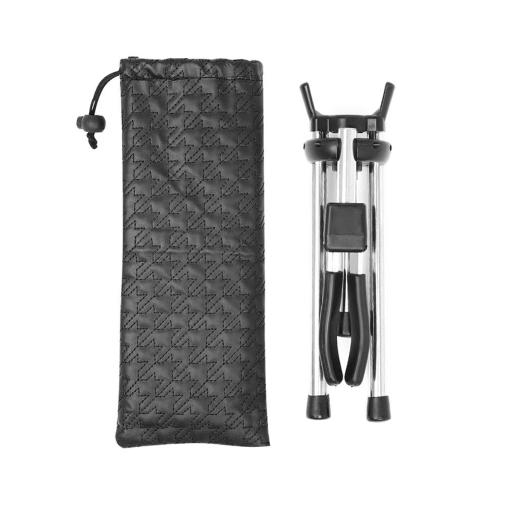 Foldable Alto/Soprano/Tenor Saxophone Stand Portable Sax Metal Triangle Base Floor Stand Holder With Carrying Bag