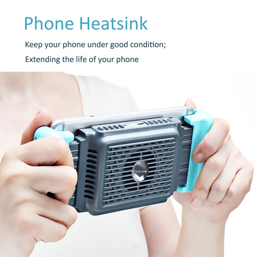 Refroidisseur à semi-conducteur de téléphone, dissipateur thermique, adapté aux jeux de téléphone, à la diffusion en direct, etc.