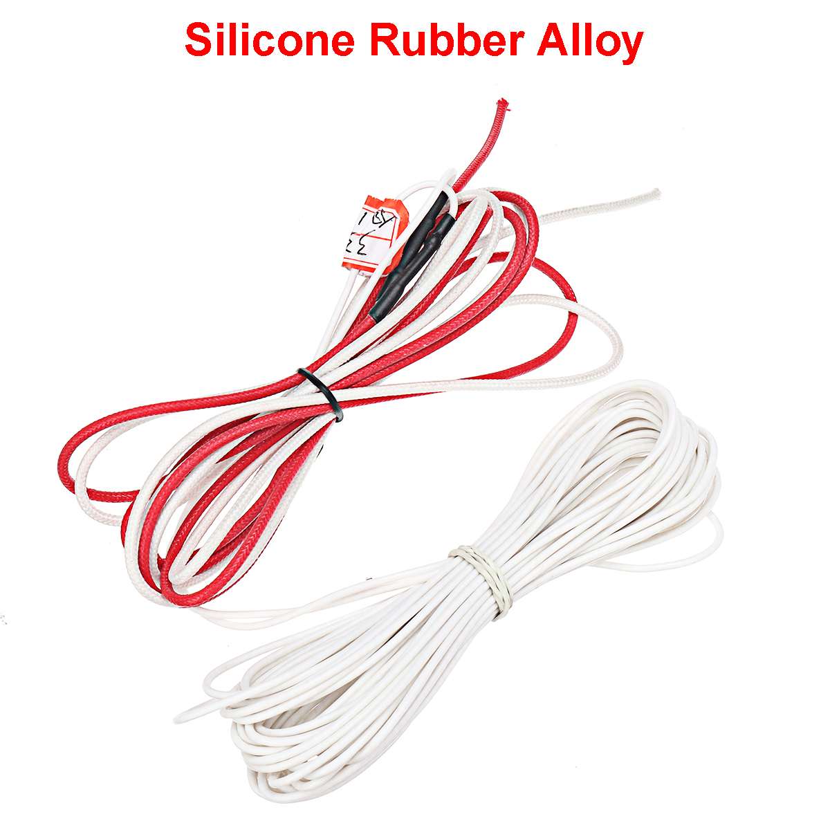 low cost multipurpose 12K 33ohm carbon fiber heating cable floor heating wire 10m infrared heating cable HRAG/PTFE/SRAG: Silicone Rubber 12K