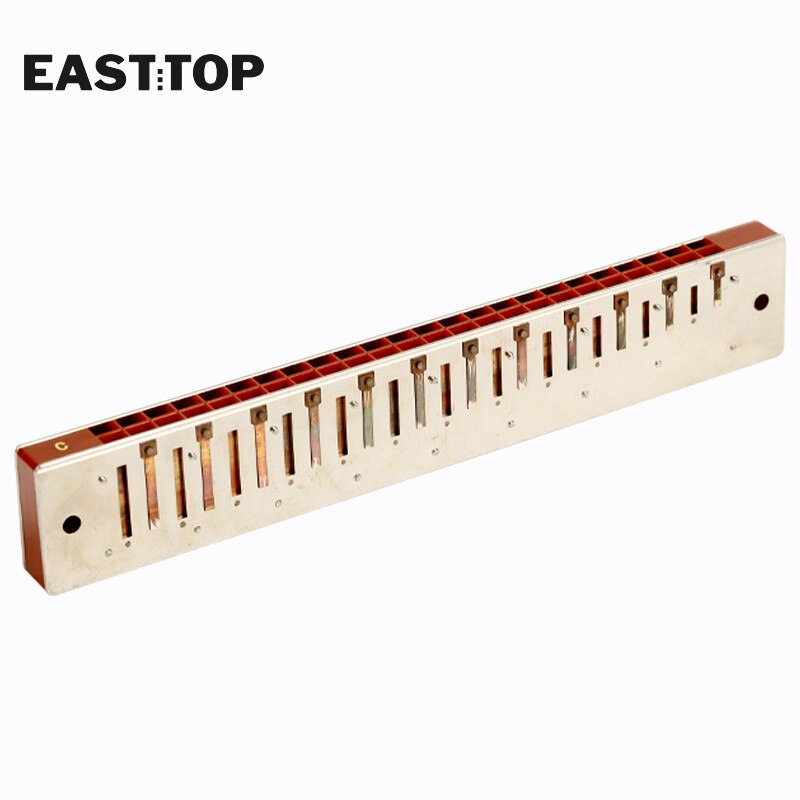 EASTTOP-armónica de trémolo T2406K para adultos, armónica de órgano bucal con 24 agujeros, clave de C, para estudiantes, profesionales