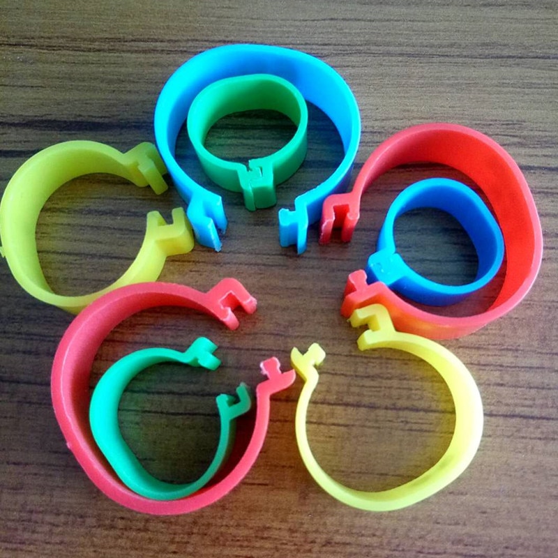 50pcs Poultry Mark Tag, Chicken Leg Rings , Easy to Use Dia ,25mm ring chicks rings hens ring duck Goose rings