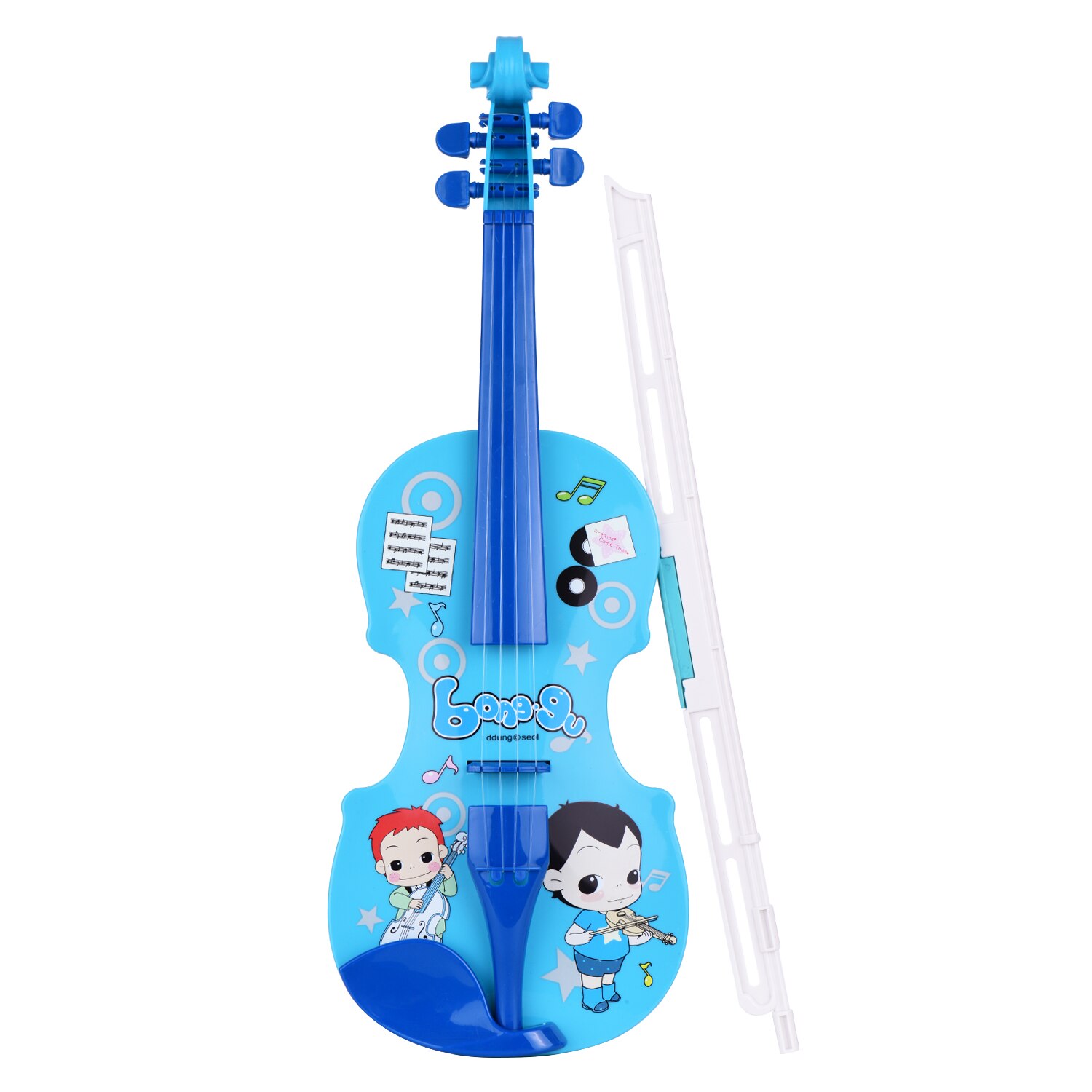 Kids Little Viool Met Strijkstok Fun Educatief Muziekinstrumenten Elektronische Viool Speelgoed Voor Peuters Kinderen Jongens Meisje Rood: Blue