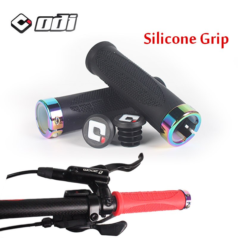 Odi Siliconen Gel Bar Grips Anti Slip Handvatten Mountainbike Grip Vergrendeling Voor 22.2Mm Mtb Stuur Accessoires