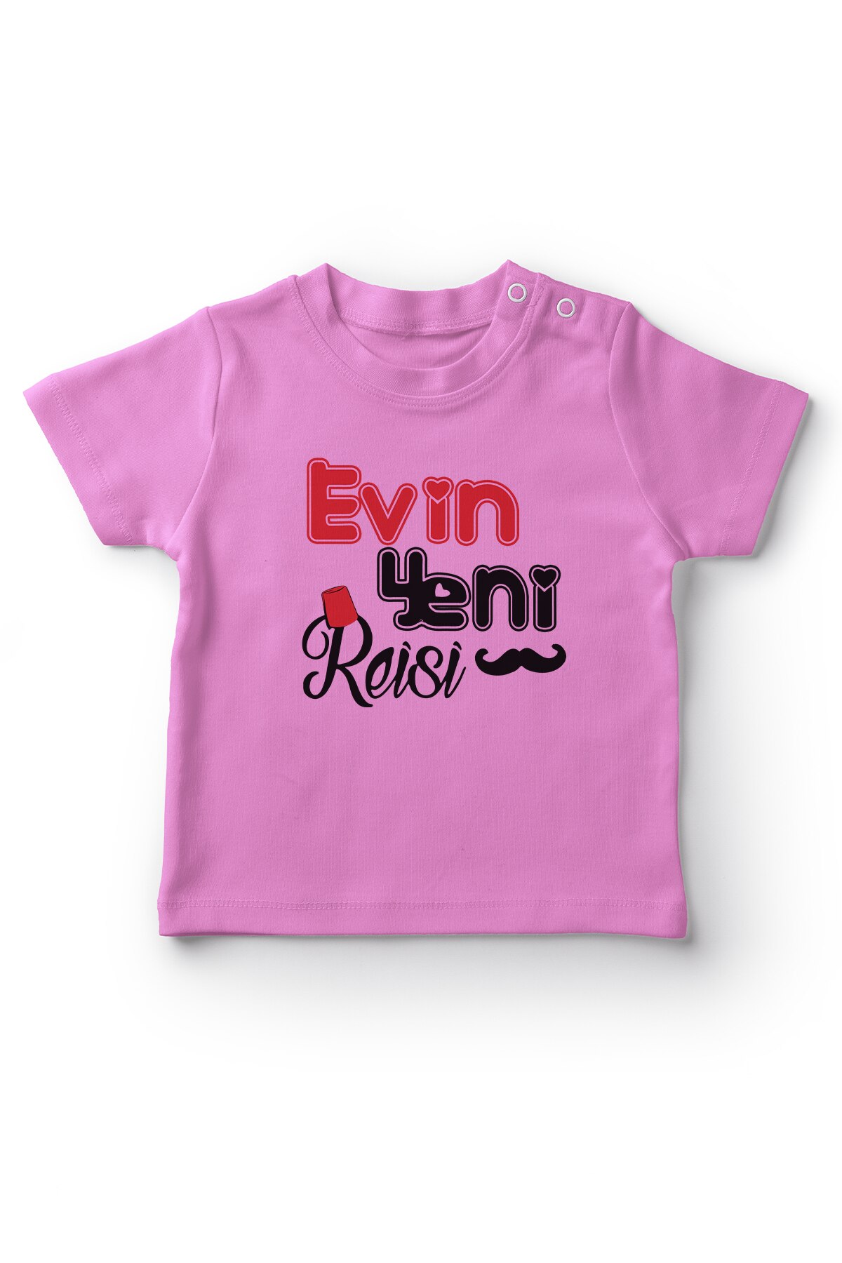 Angemiel Baby Haus Neue Häuptling Mädchen Baby T-Shirt Rosa