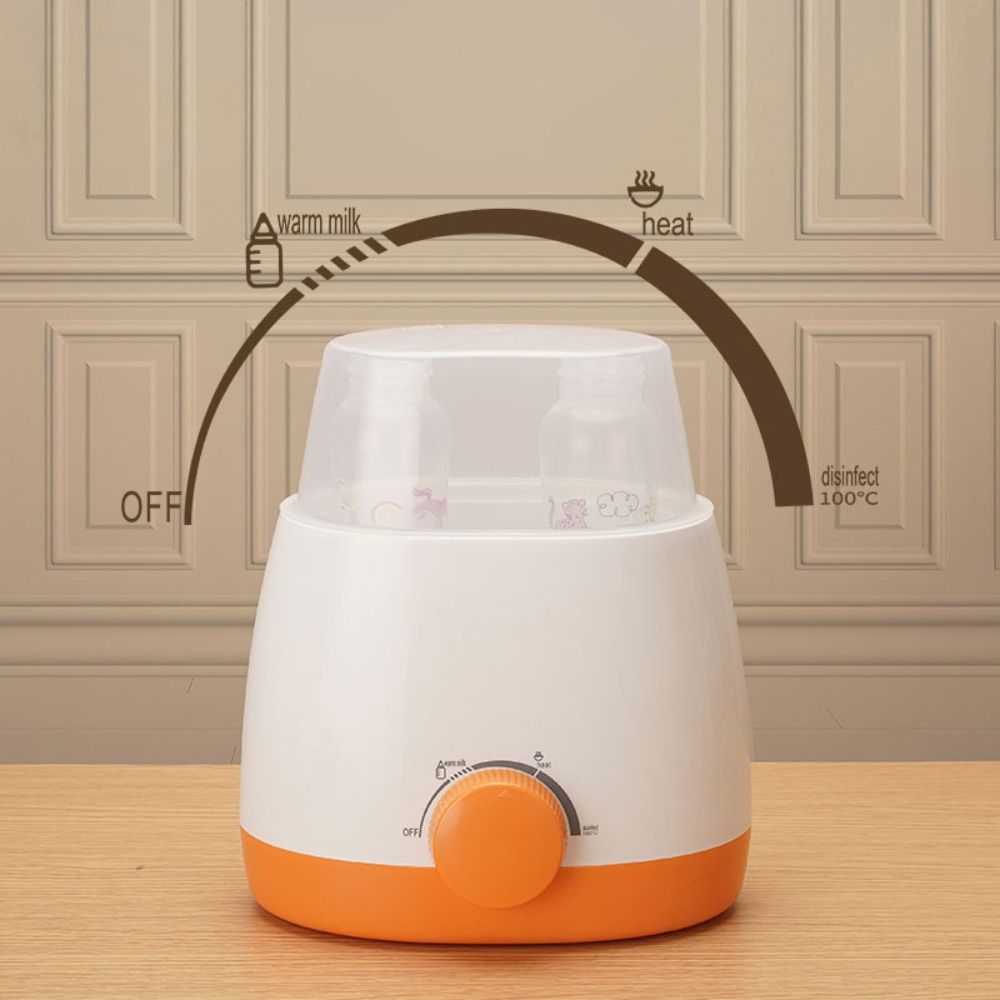 Compact Size EU Plug Baby Bottle Warmer Temperature Adjustment Thermal Milk Heater Safe Universal Baby Bottle Heater Newborn