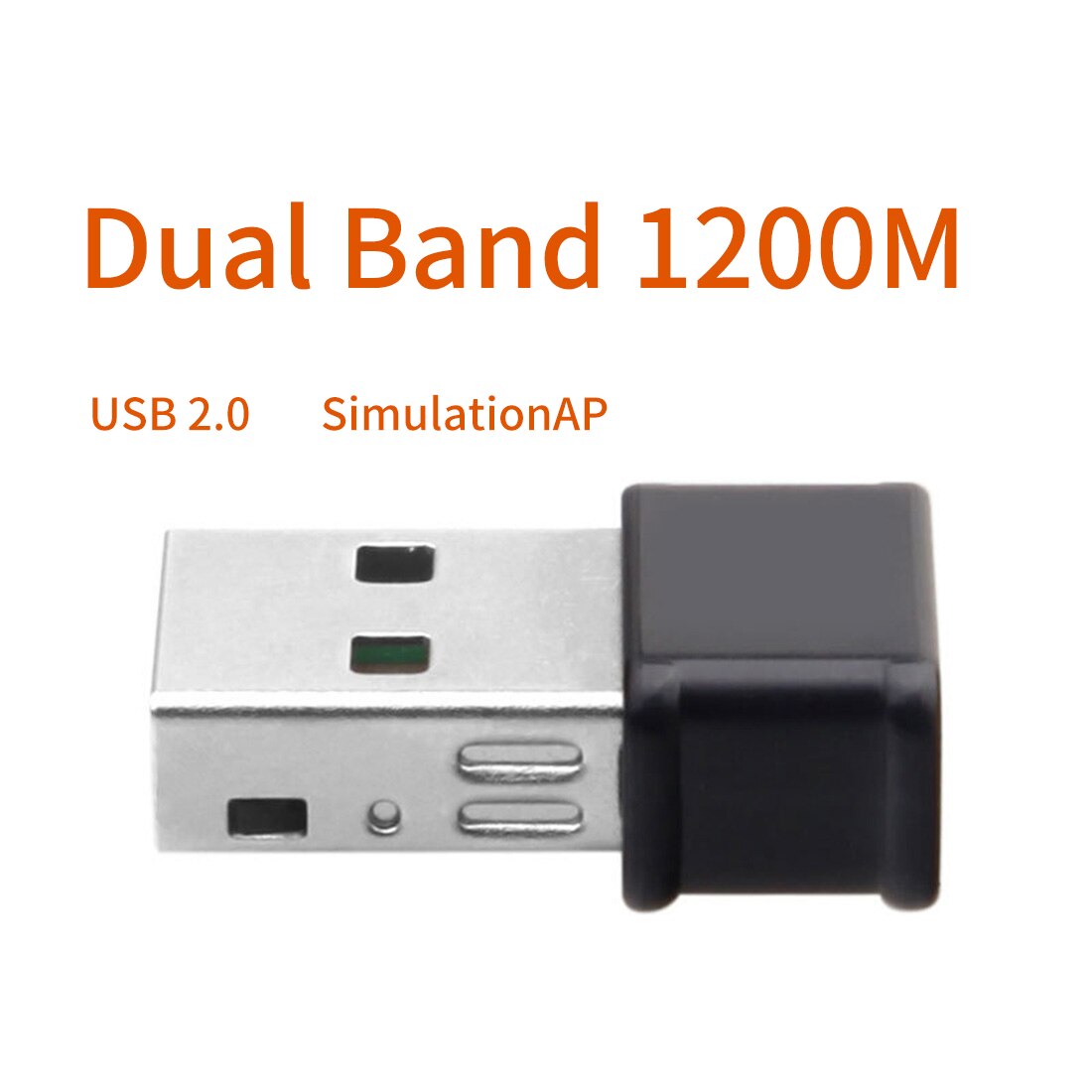 1200Mbps Mini USB3.0 Wifi Adapter Netwerk Dual Band 2.4G/5.8Ghz Wifi Adapter Dongle Gigabit Draadloze Netwerk card Wifi Ontvanger