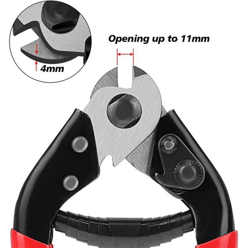 Bike Wire Cutter, Wire Cutter with Non-Slip Grips,Bicycle Brake Transmission Cable,Steel Wire Cutter,for Bicycle Cable