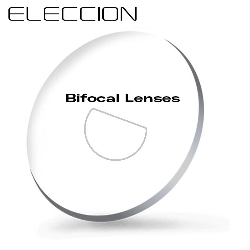 1.56 Hd Bifocale Lenzen Optische Brillenglazen Bi-Focale Lens Voor Lezen En Ver Vision Bril 2 Stuks