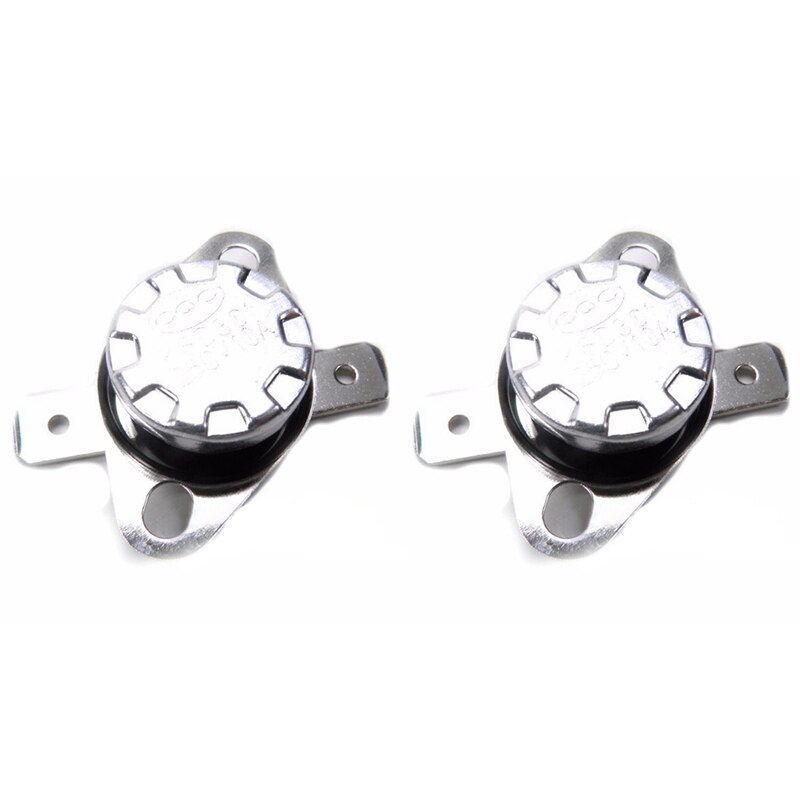 2 Pcs KSD301 Degree Celsius NC Temperature Switch Thermostat 10A 250V, 85 Celsius &amp; 95 Celsius