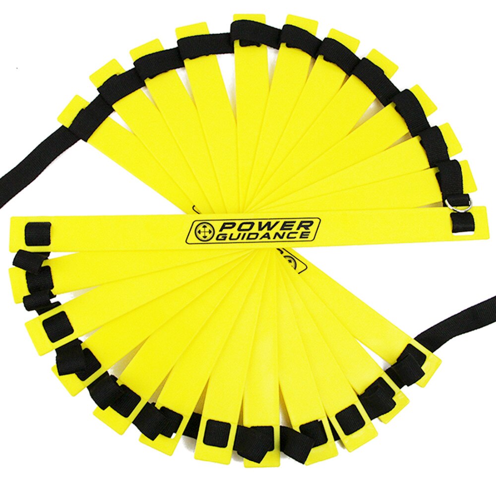 Agility Ladder (5.8M/19Ft) - with 12 Heavy Duty Plastic Rungs,Ground Stakes & Carry Bag - Perfect for Speed & Agility Training